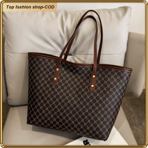 ASHION Elegant PU Leather Tote Bag For Women Durable Spacious Fashionable